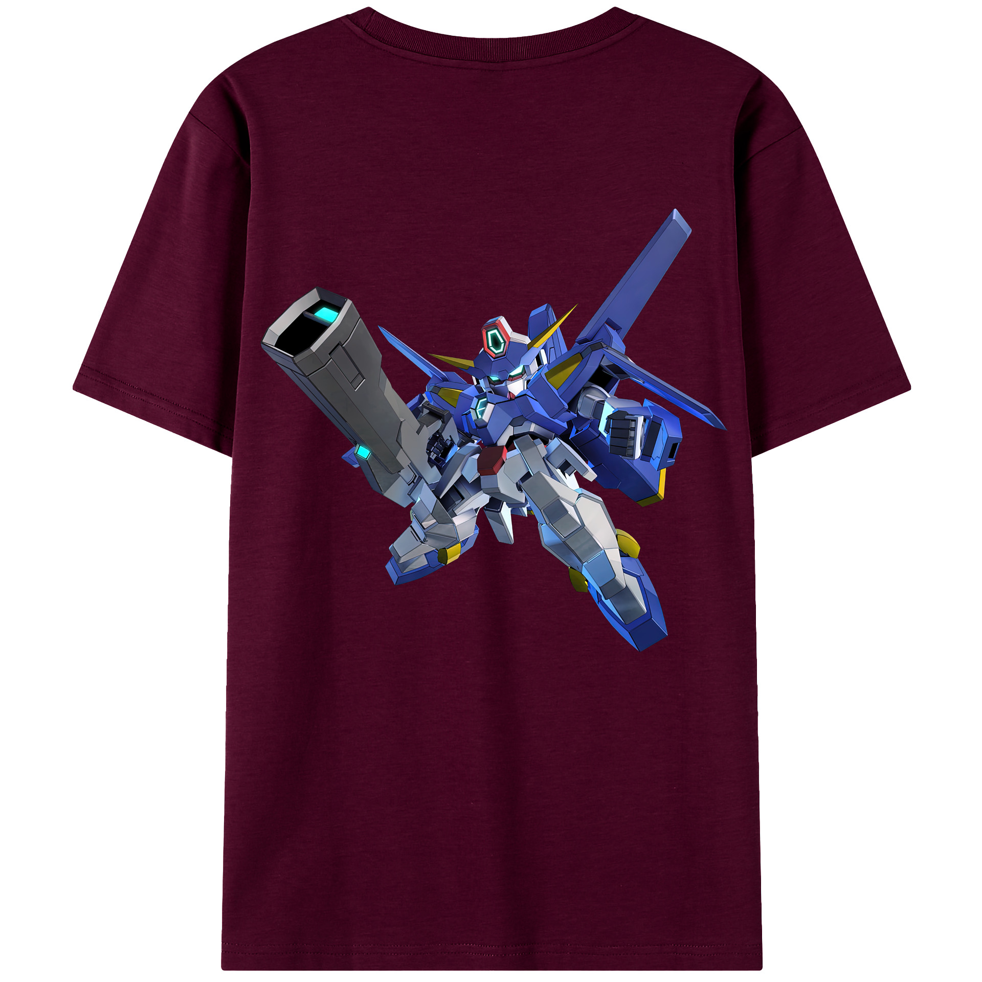 （画像用） 機動戦士ガンダム Mobile Suit Gundam レディース半袖Tシャツ(バックプリント)